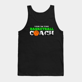 Basketball Coach - Retro Distressed Grunge Tank Top